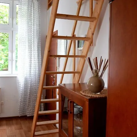 Antresola Sopot, 2 Sypialnie, 2 Lazienki Blisko Plazy Apartman *